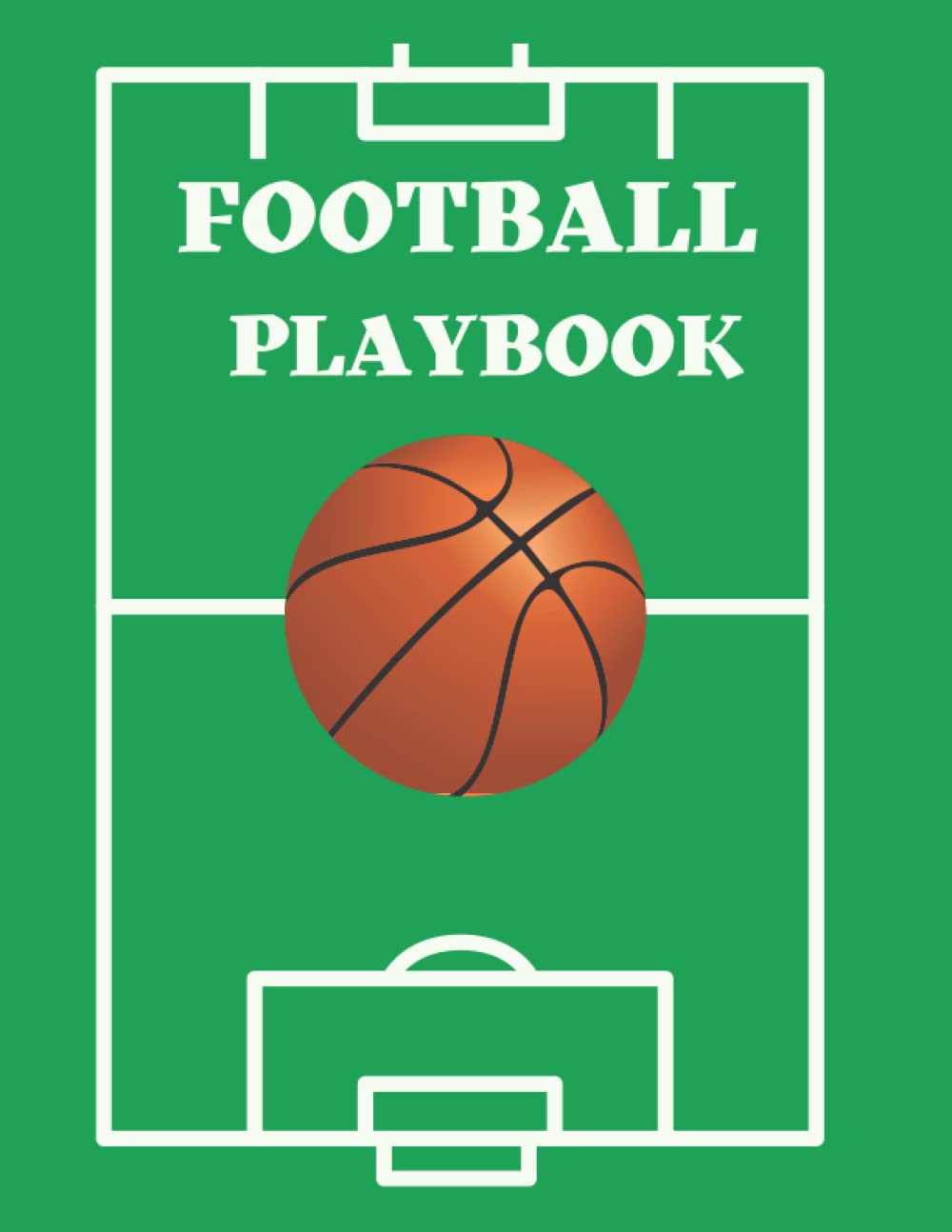 ler totalmente Football Playbook: A 120 Page Football Coach Notebook with Blank Field Diagrams for Drawing up Plays, Creating Drills, Writing Notes and Scouting
