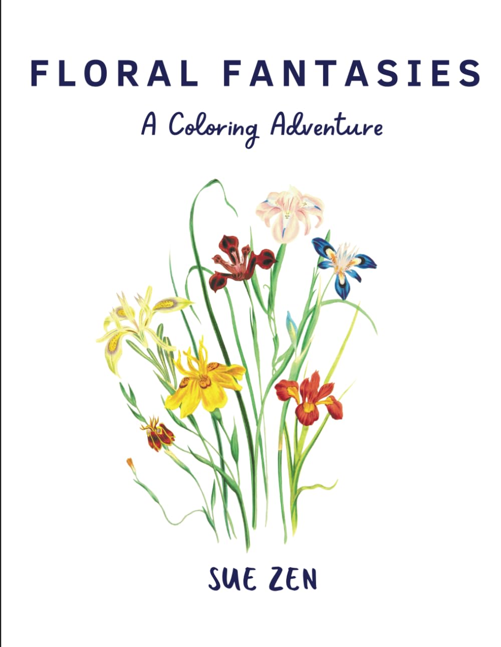 ler totalmente Floral Fantasies: A Coloring Adventure