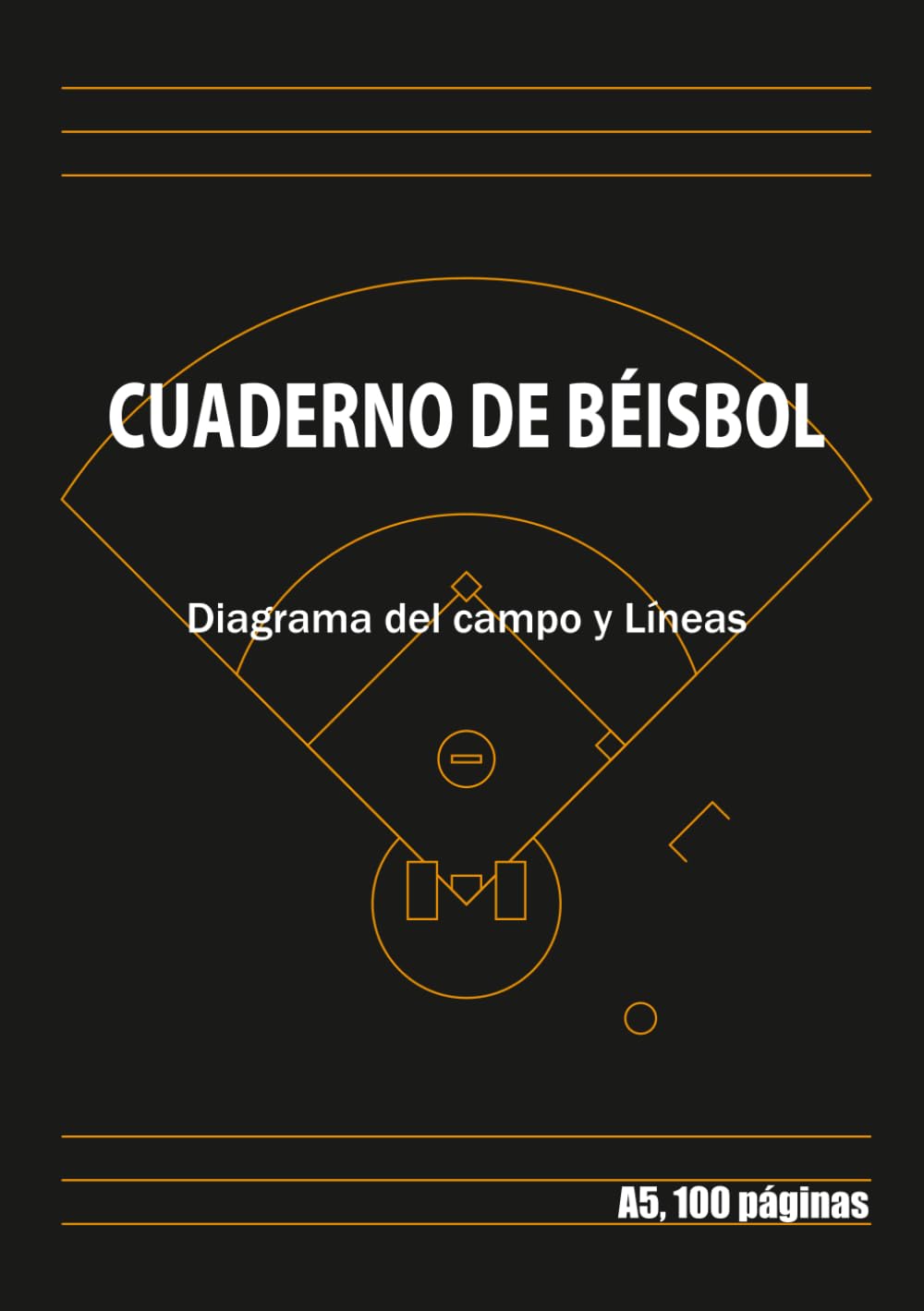 capítulo por capítulo baixar Cuaderno de Béisbol A5 100 páginas Diagrama del campo y Líneas: Para mánagers, coaches, jugadores, béisbol infantil, análisis de juegos, registro de... táctica, tamaño portátil (Spanish Edition)