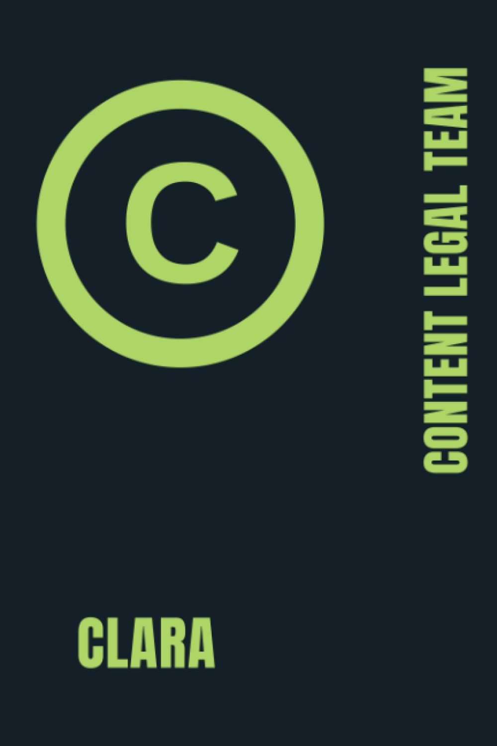capítulo por capítulo baixar Content Legal Team Clara: Libreta personalizada para experta en temas legales con el nombre de Clara. (Spanish Edition)