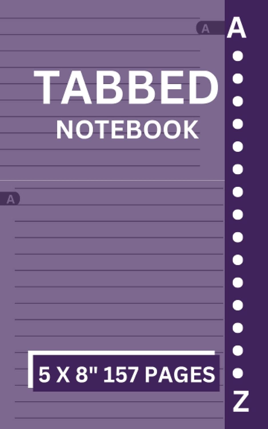 Tabbed Notebook: Alphabetical Notebooks for Work with Tabs, 6 pages for each Alphabet baixar o livro de graça
