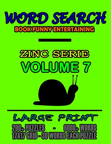 capítulo por capítulo baixar Word Search book Funny Entertaining: Large Print Entertaining -More 200 than Word Search for Adults-8.5” x 11” Puzzle book -Mental Game English Entertaining (Zinc Serie)