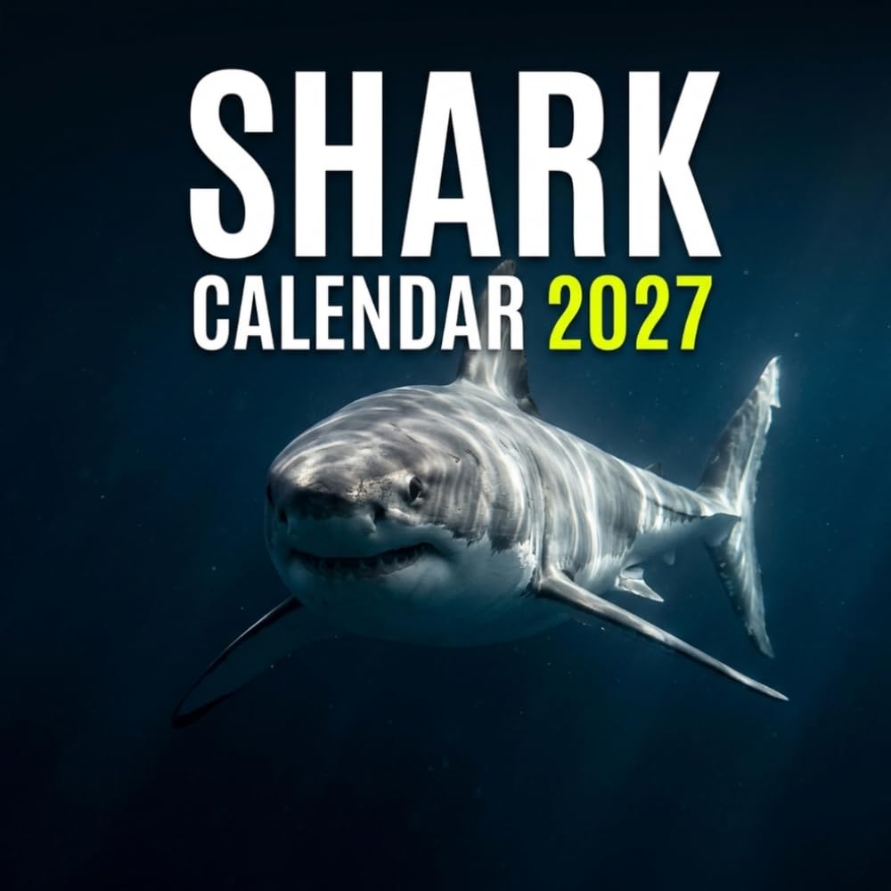 Shark Calendar 2027: Majestic Ocean Predators