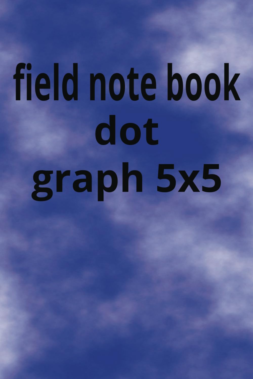 Field Note Book, 6"x9" 50 page, dot 5x5 baixar o livro de graça