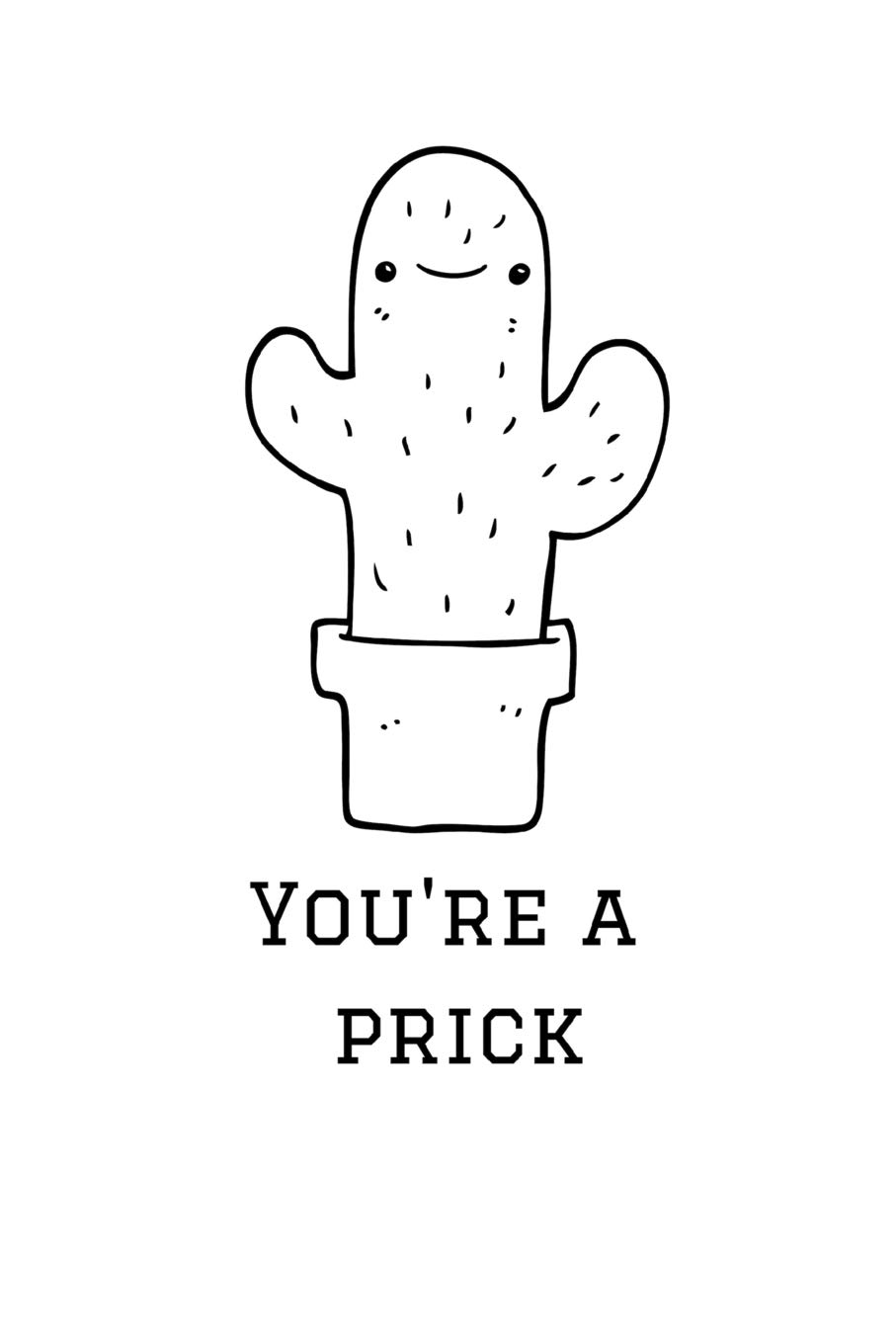 You're a Prick: Cactus Notebook, 110 Pages, 6' X 9' baixar livro de graça