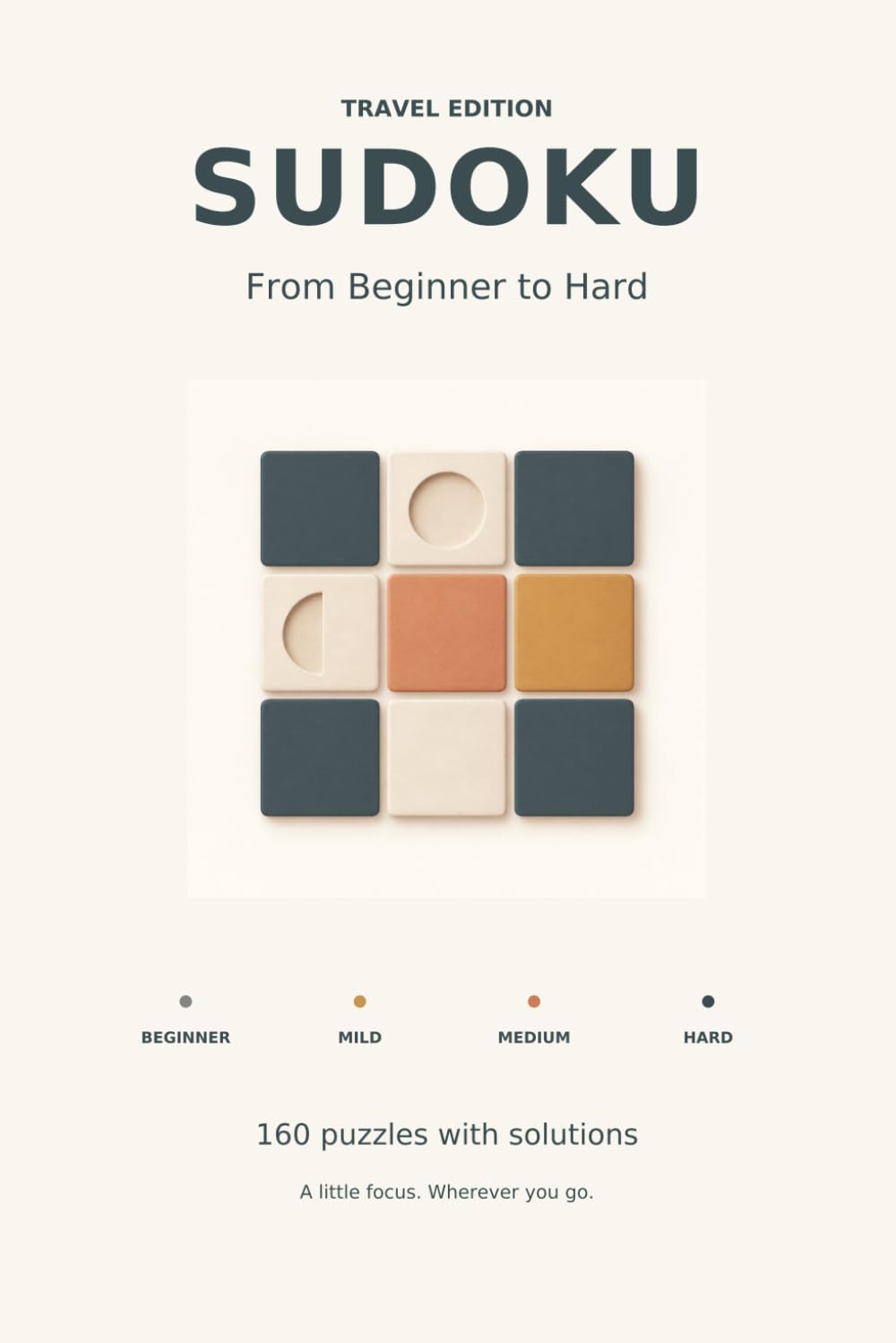 ler totalmente Sudoku Step by Step Travel edition: 160 Puzzles from Beginner to Hard — Four Difficulty Levels with Solutions (Sudoku Collection)