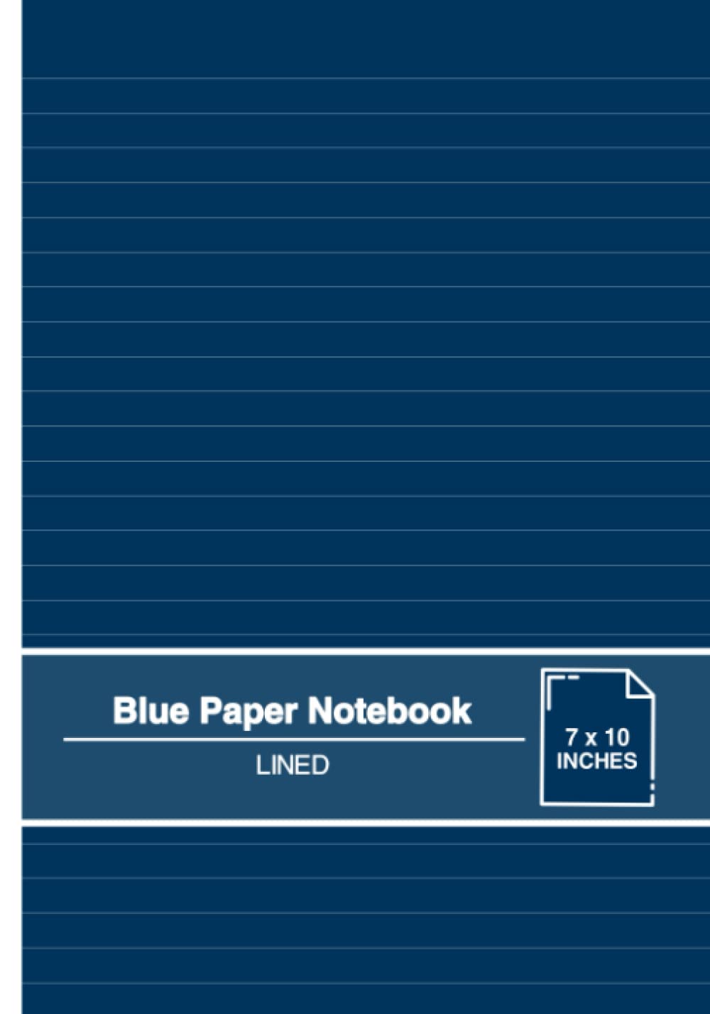 ler totalmente Blue Paper Notebook: Lined | For use with Gel Pens and White Ink | Cyanotype Look | Medium