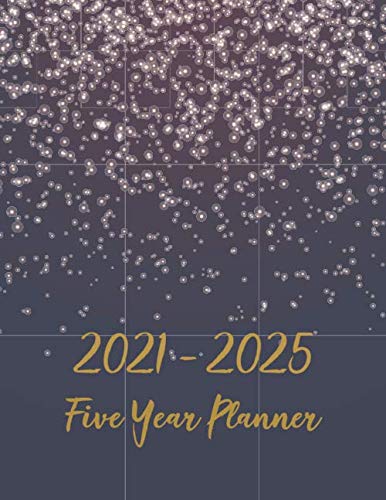 Five Year Planner 2021-2025: 60 Months Planner and Calendar,Monthly Calendar Planner, Agenda Planner and Schedule Organizer, Journal Notebook with star glitter cover baixar o livro de graça