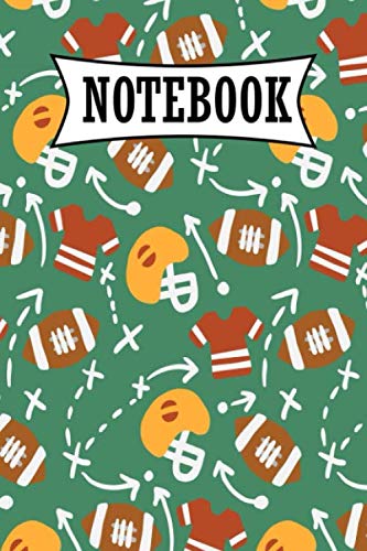 ler totalmente American Football notebook journal: Diary to write in and record your thoughts (120pages 6x9in) notebook for kids.girls
