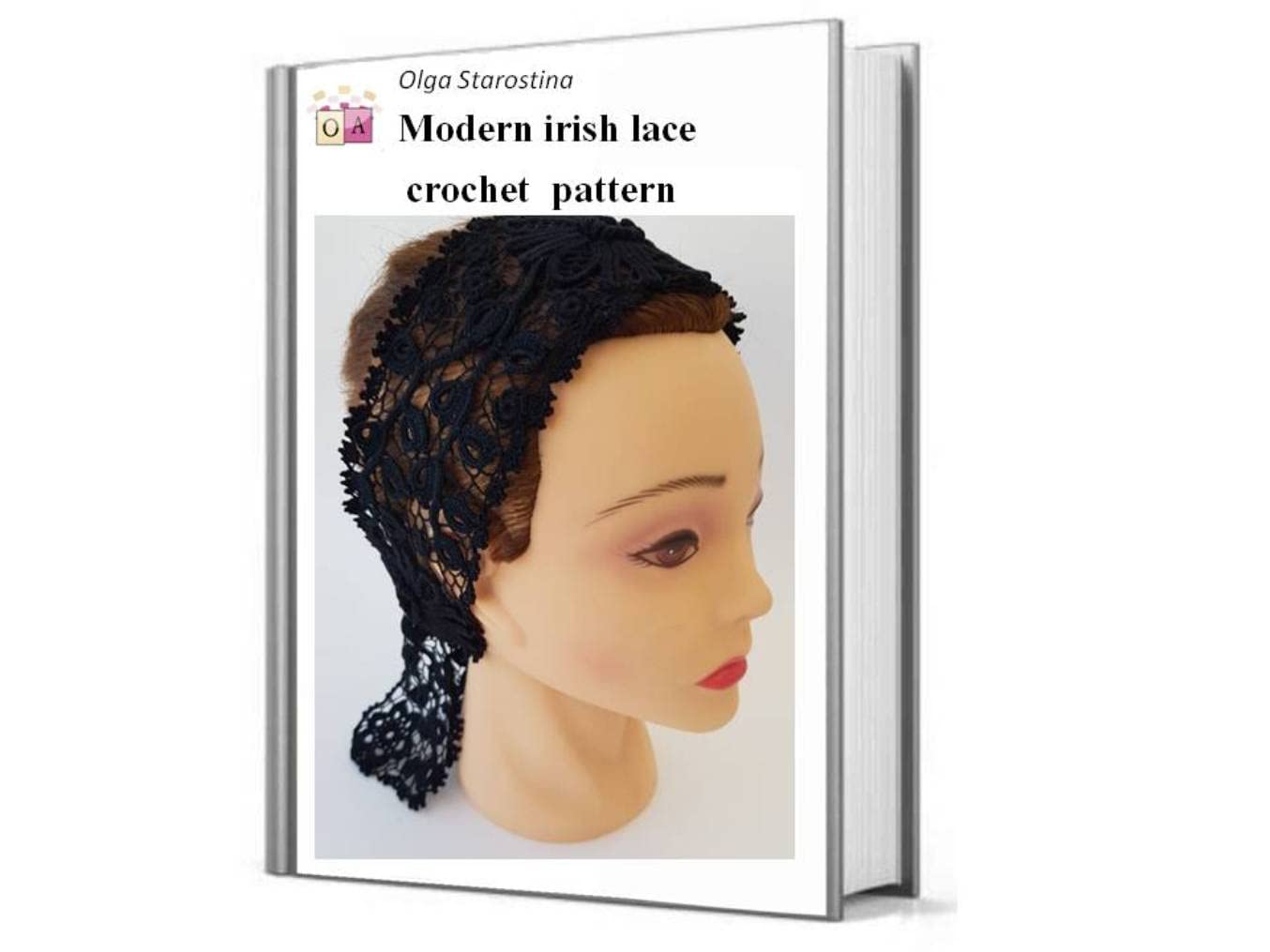 Modern crochet Irish lace pattern Black Lace Headband (Modern Irish Crochet Lace Pattern) (English Edition) baixar o livro de graça