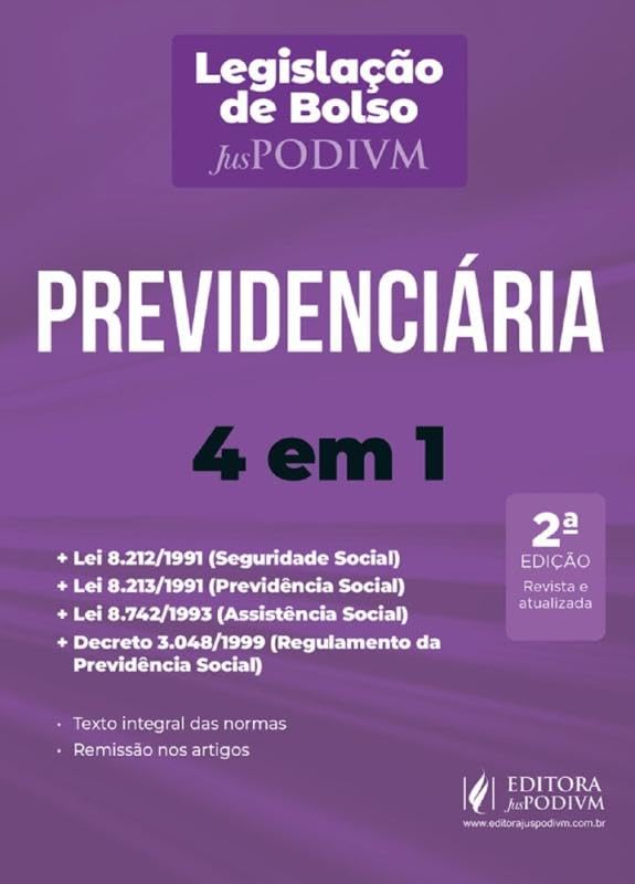Legislação de Bolso Previdenciária 4 em 1 - 2ª Edição (2025) baixar livro de graça