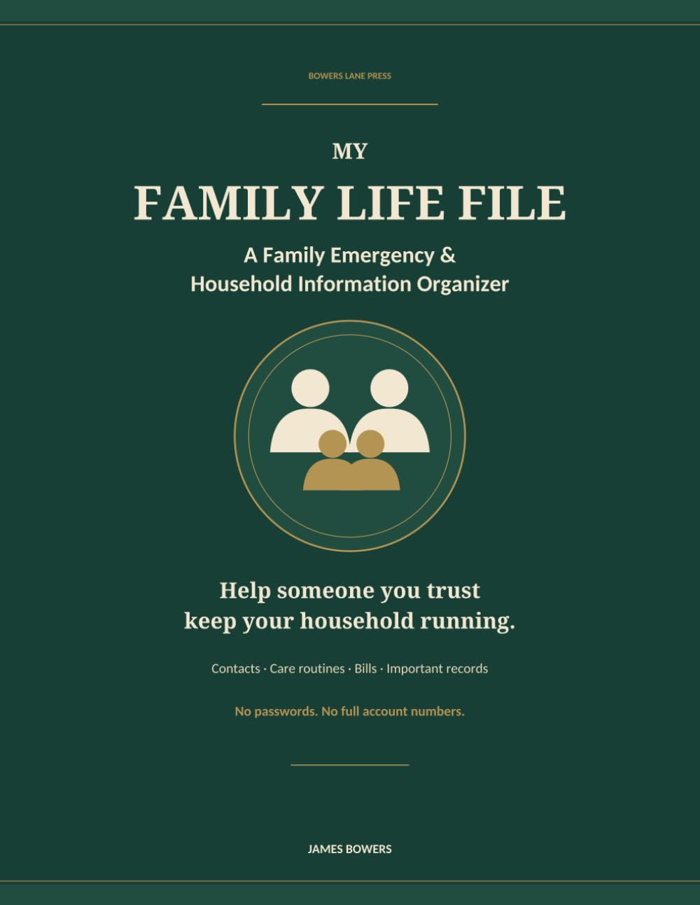 ler totalmente My Family Life File: A Family Emergency & Household Information Organizer