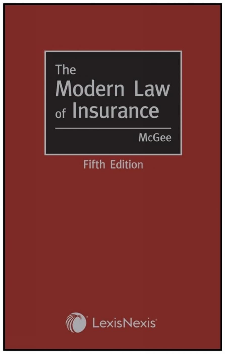 McGee: The Modern Law of Insurance baixar livro de graça