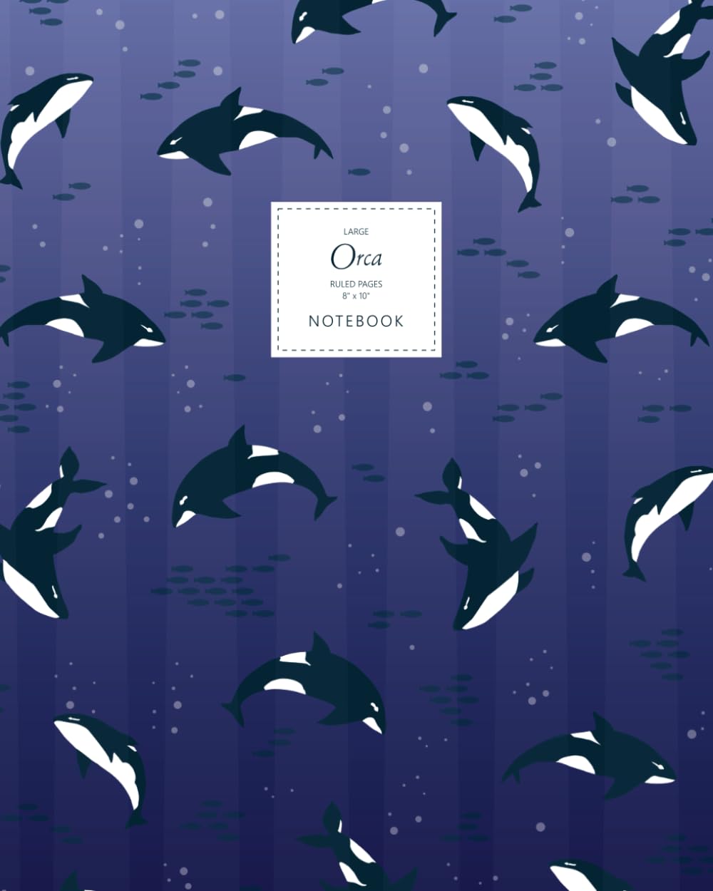 Orca Notebook - Ruled Pages - 8x10 - Large: (Amethyst Edition) 192 pages (8x10 inches / 20.3x25.4 cm / Large) baixar o livro de graça