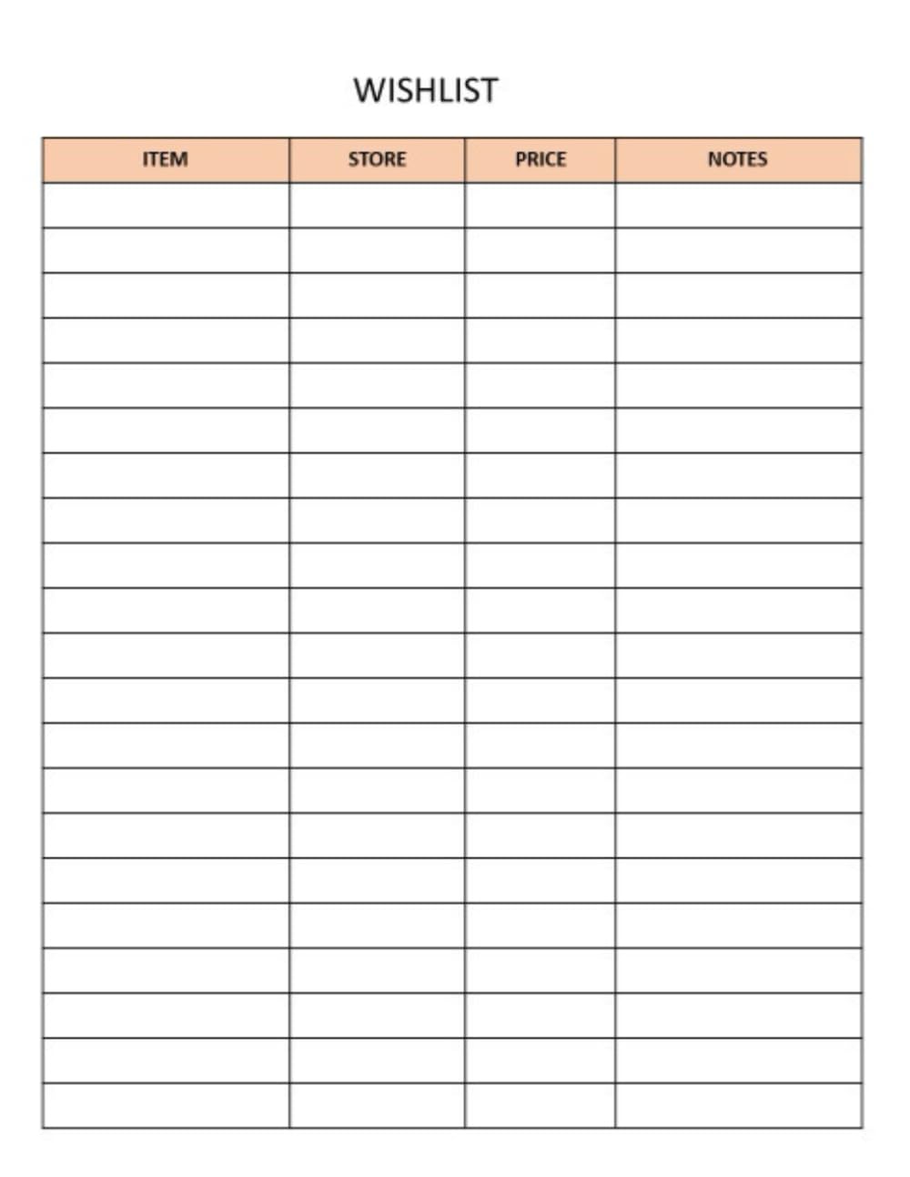 Wishlist: A list of items, experiences, or goals someone hopes to acquire or achieve in the future. baixar o livro de graça