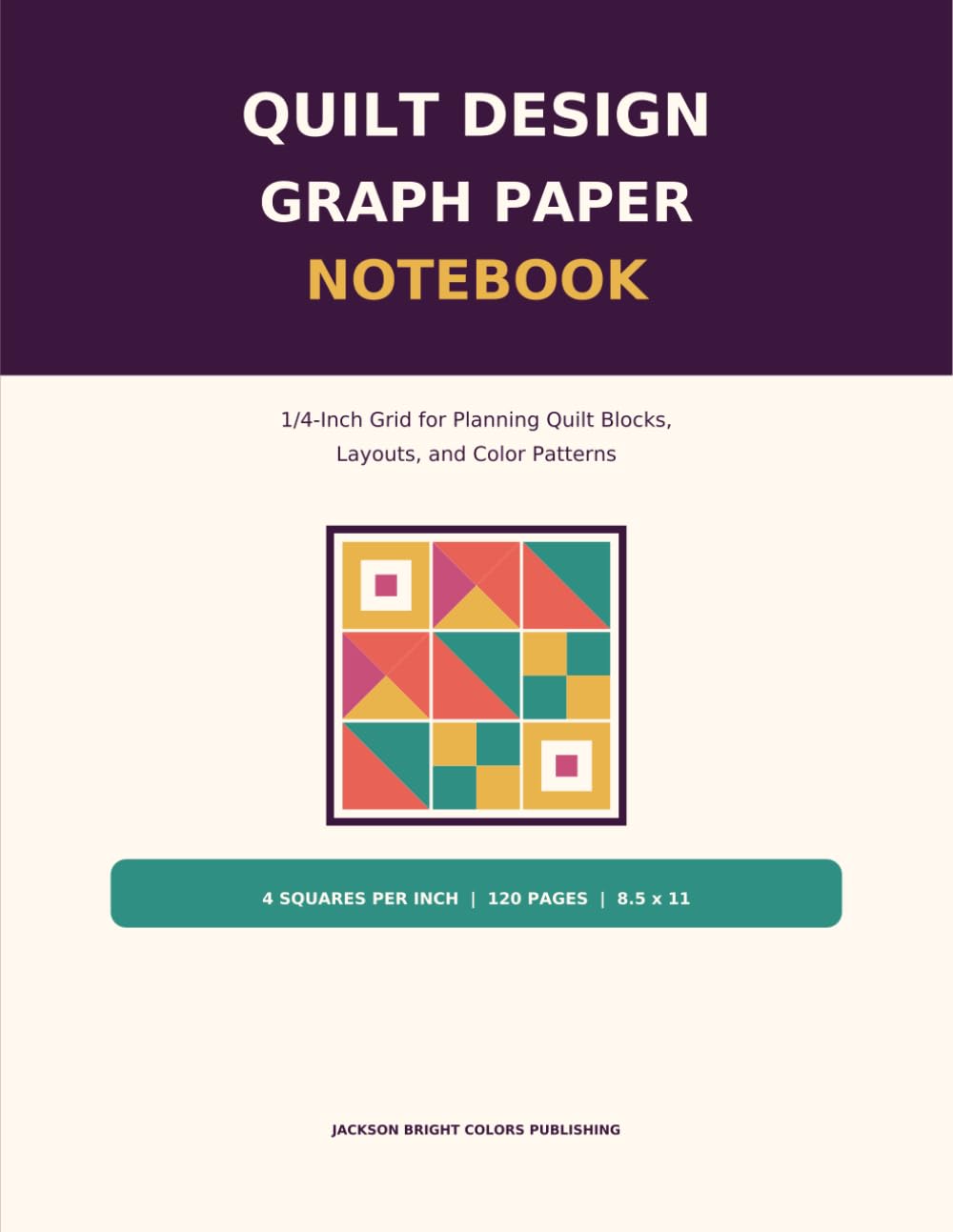 capítulo por capítulo baixar Quilt Design Graph Paper Notebook: 1/4-Inch Grid for Planning Quilt Blocks, Layouts, and Color Patterns