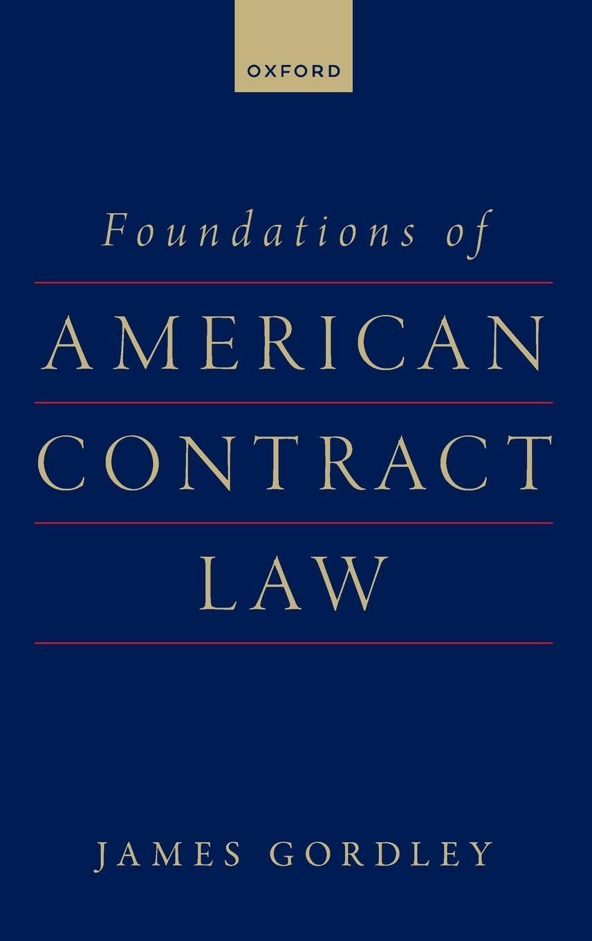 Foundations of American Contract Law baixar livro de graça