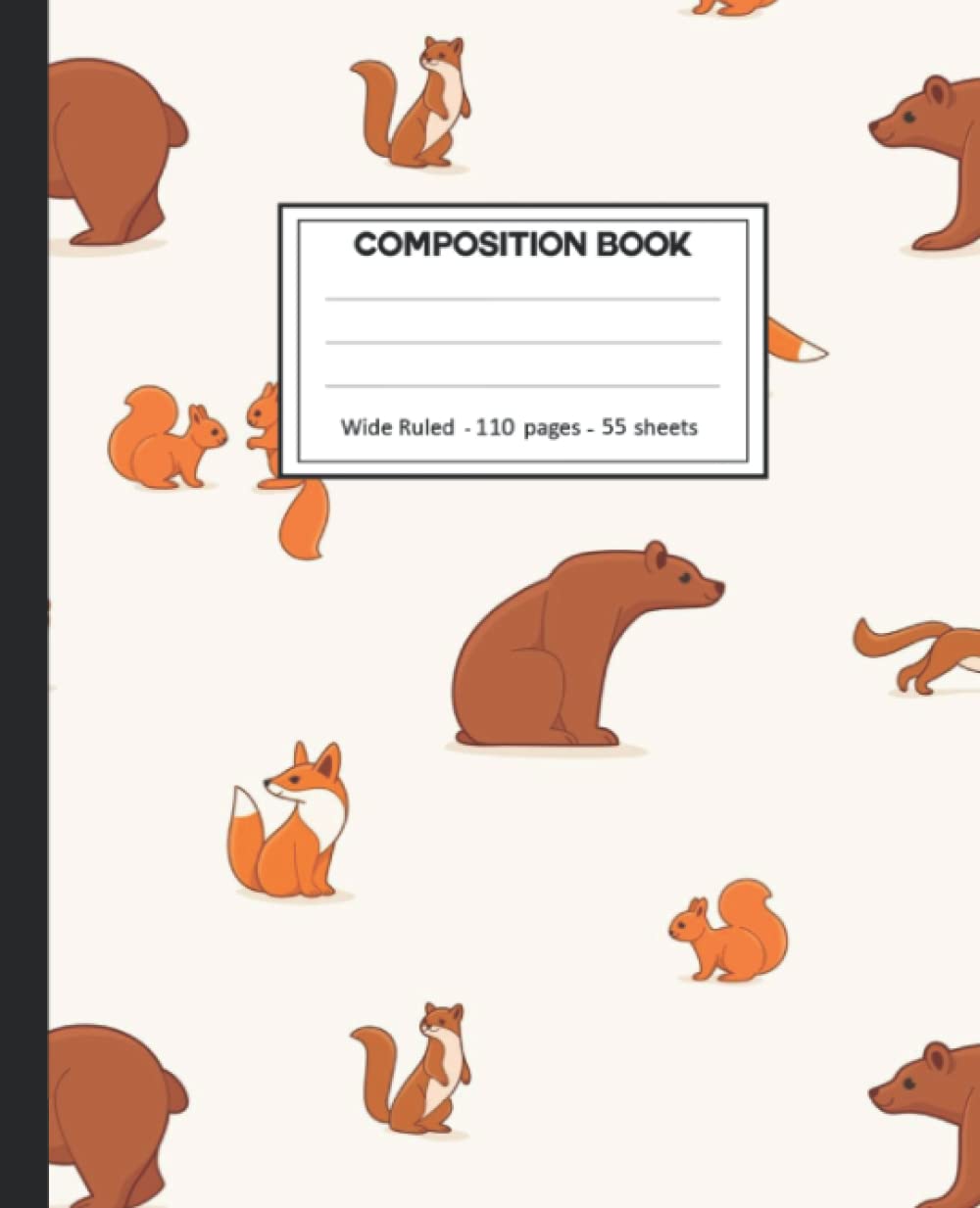 Composition Notebook: Weasels Pattern College Ruled Lined Comp Book. baixar livro de graça