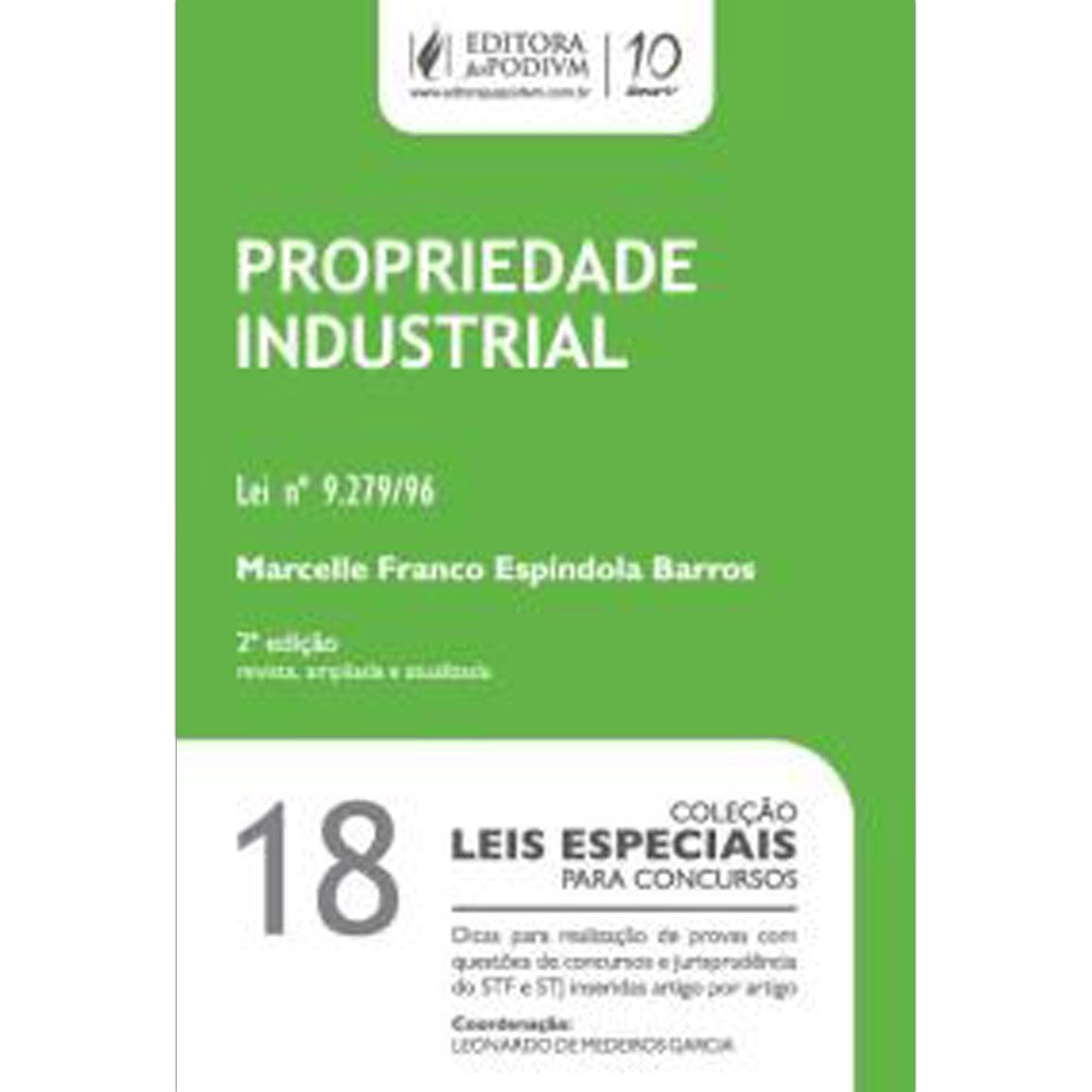 Propriedade Industrial - Volume 18. Coleção Leis Especiais Para Concursos baixar o livro de graça