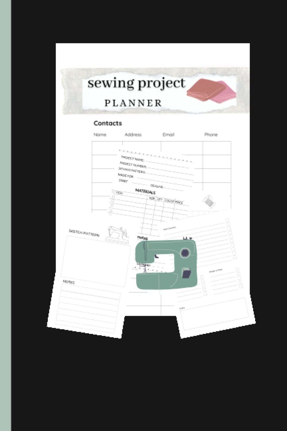sewing planner project: needle craft cross stitch fashion organizer log book baixar o livro de graça