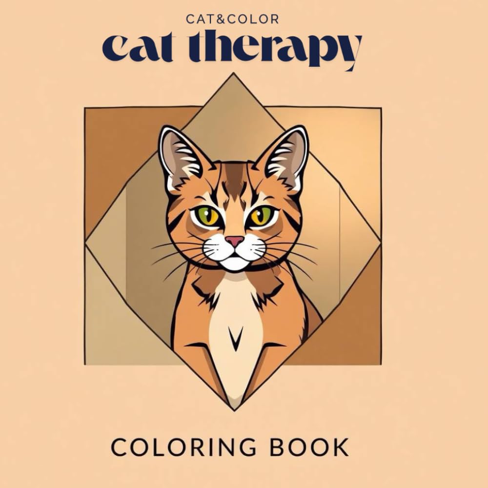 CAT&COLOR | CAT THERAPY | COLORING BOOK (Portuguese Edition) baixar o livro de graça