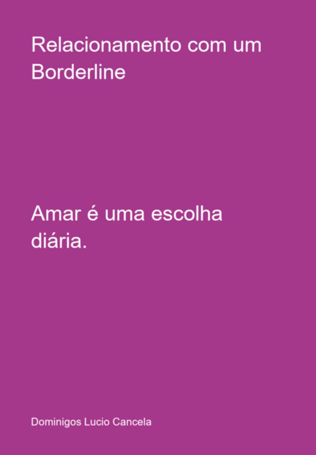 Relacionamento Com Um Borderline baixar livro de graça