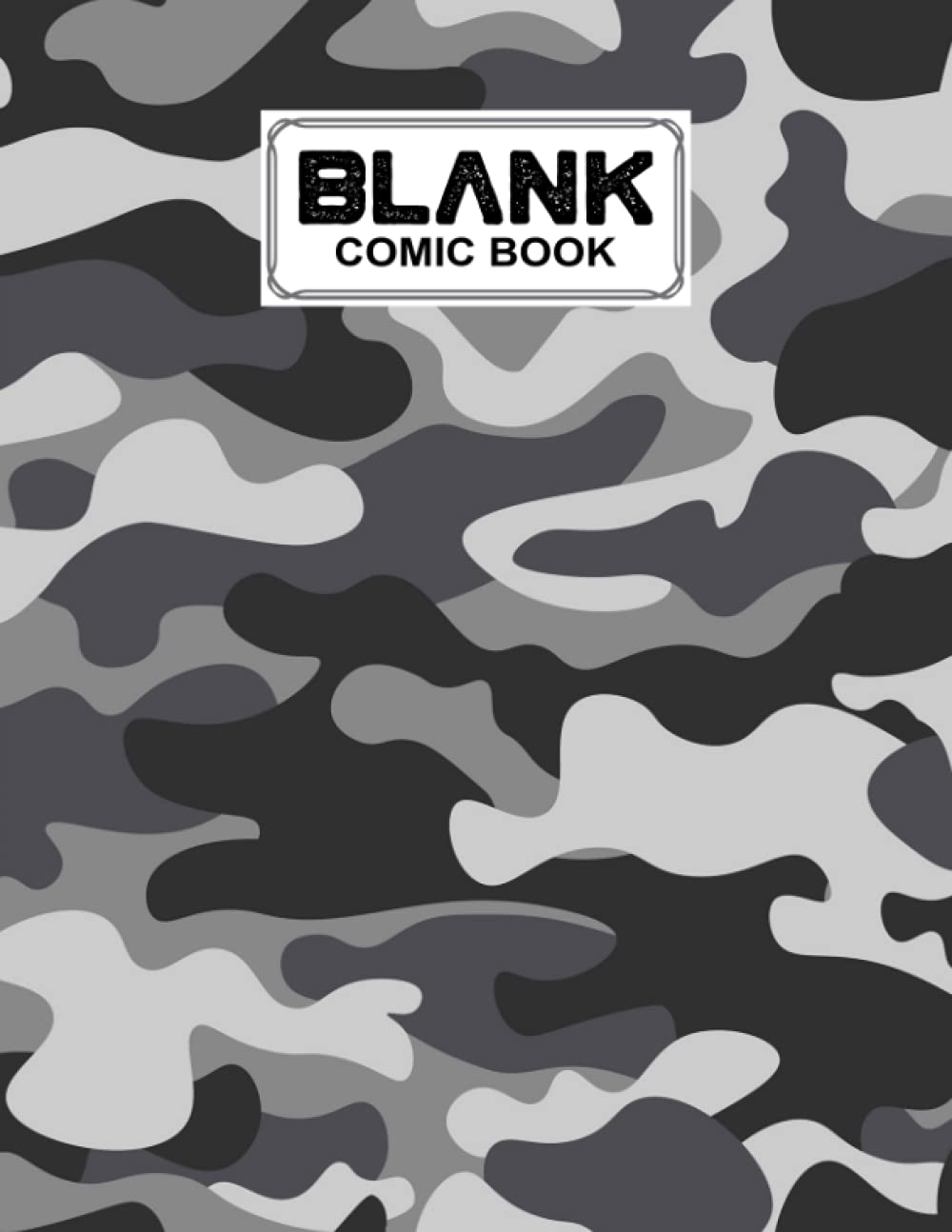 Blank Comic Book: Camo Print Cover, Draw Your Own Comics - 120 Pages of Fun and Unique Templates - A Large 8.5" x 11" Notebook by Rita Hagen baixar livro de graça