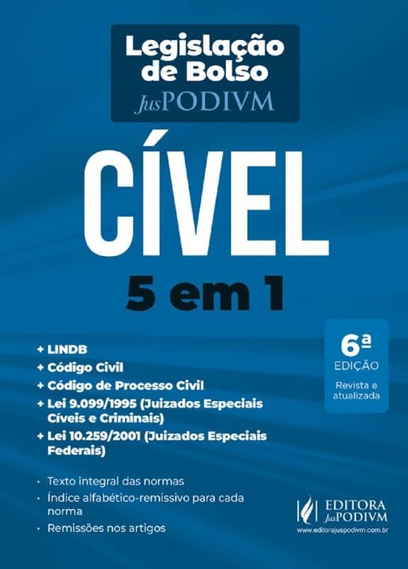 Legislação de Bolso Cível - 5 em 1 - 6ª Edição (2025)