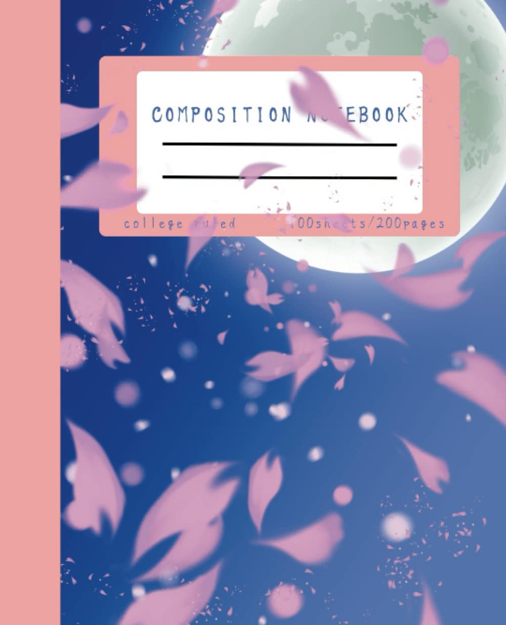 Cherry Blossom Composition Notebook: a shower of cherry blossoms, College ruled, 7.5" x 9.25", 200 pages baixar o livro de graça
