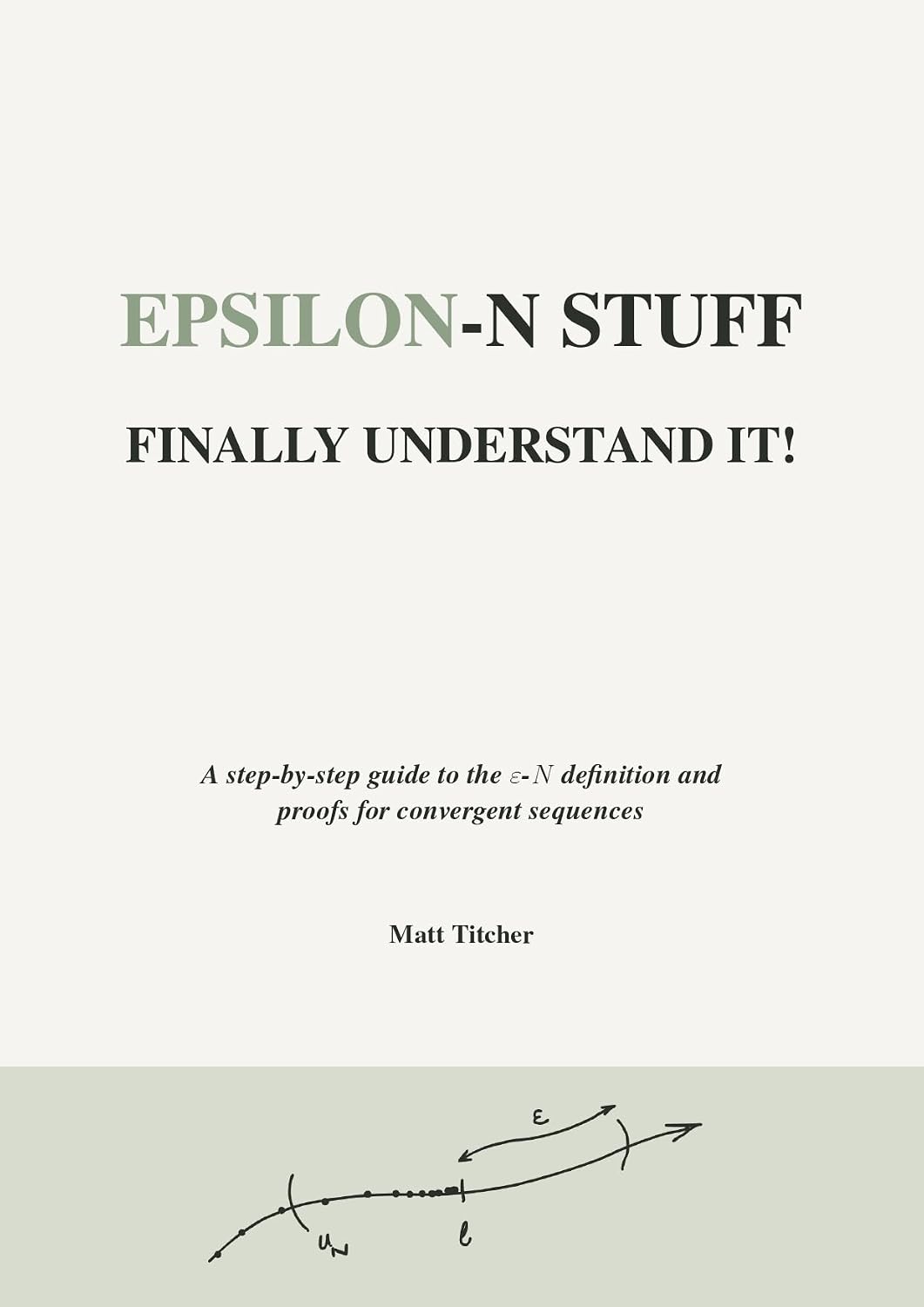 Epsilon-N Stuff: Finally Understand It!: A step-by-step guide to the ε-N definition and proofs for convergent sequences (English Edition)