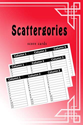 Scattergories score cards: score keeping log book for Scattergories games score cards. baixar o livro de graça