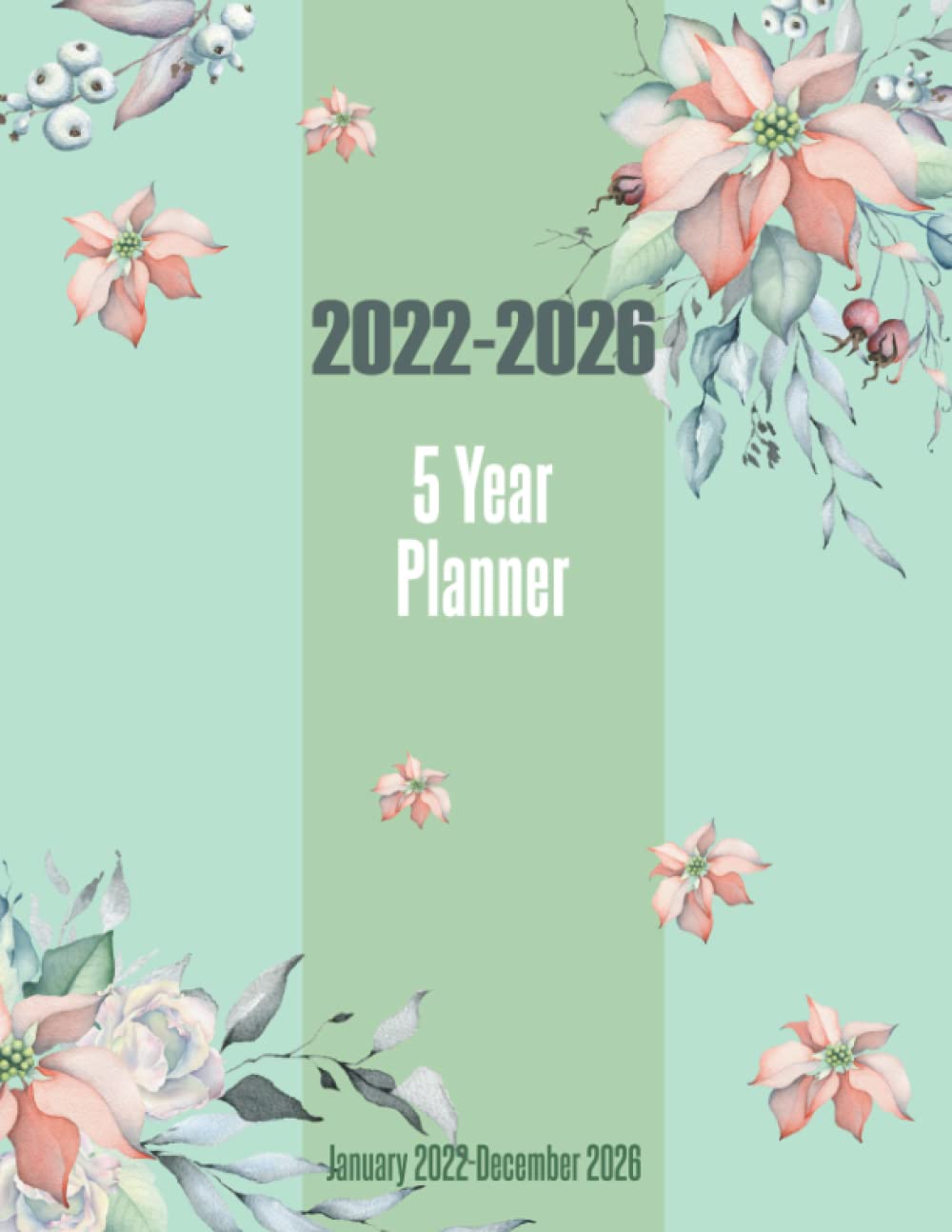 capítulo por capítulo baixar 2022-2026 5 Year Planner: Large Five Year Monthly Planner January 2022 to December 2026, 8.5" x 11". 60 Months Calendar Schedule Journal and Appointments book 2022-2026.