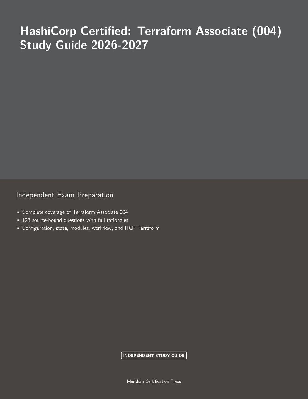 HashiCorp Certified: Terraform Associate (004) Study Guide 2026-2027 baixar livro de graça