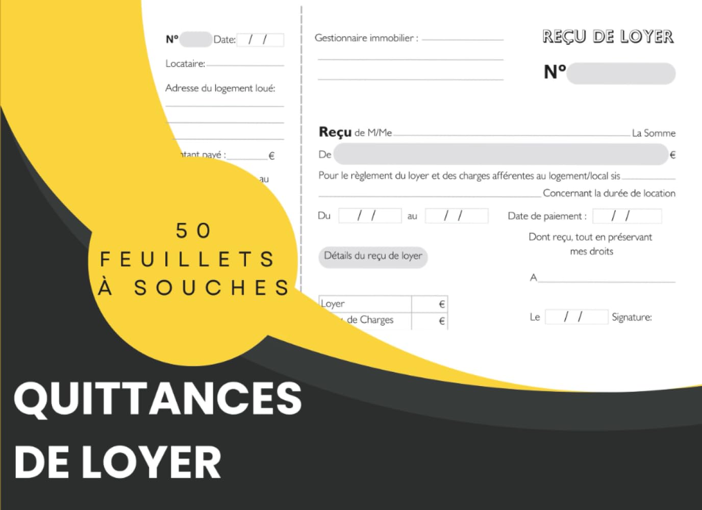 capítulo por capítulo baixar Quittances De Loyer 50 Feuillets à Souches: Organisateur de Paiements pour Propriétaires, Agents Immobiliers et Gérants d'Immeuble | Bureautique et Organisation