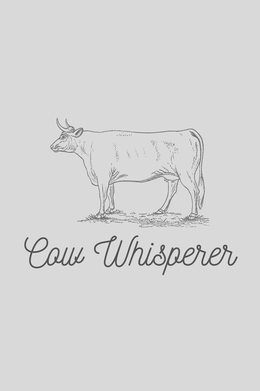 ler totalmente Cow Whisperer: Funny Farm Lined Simple Journal Composition Notebook (6" x 9") 120 Pages