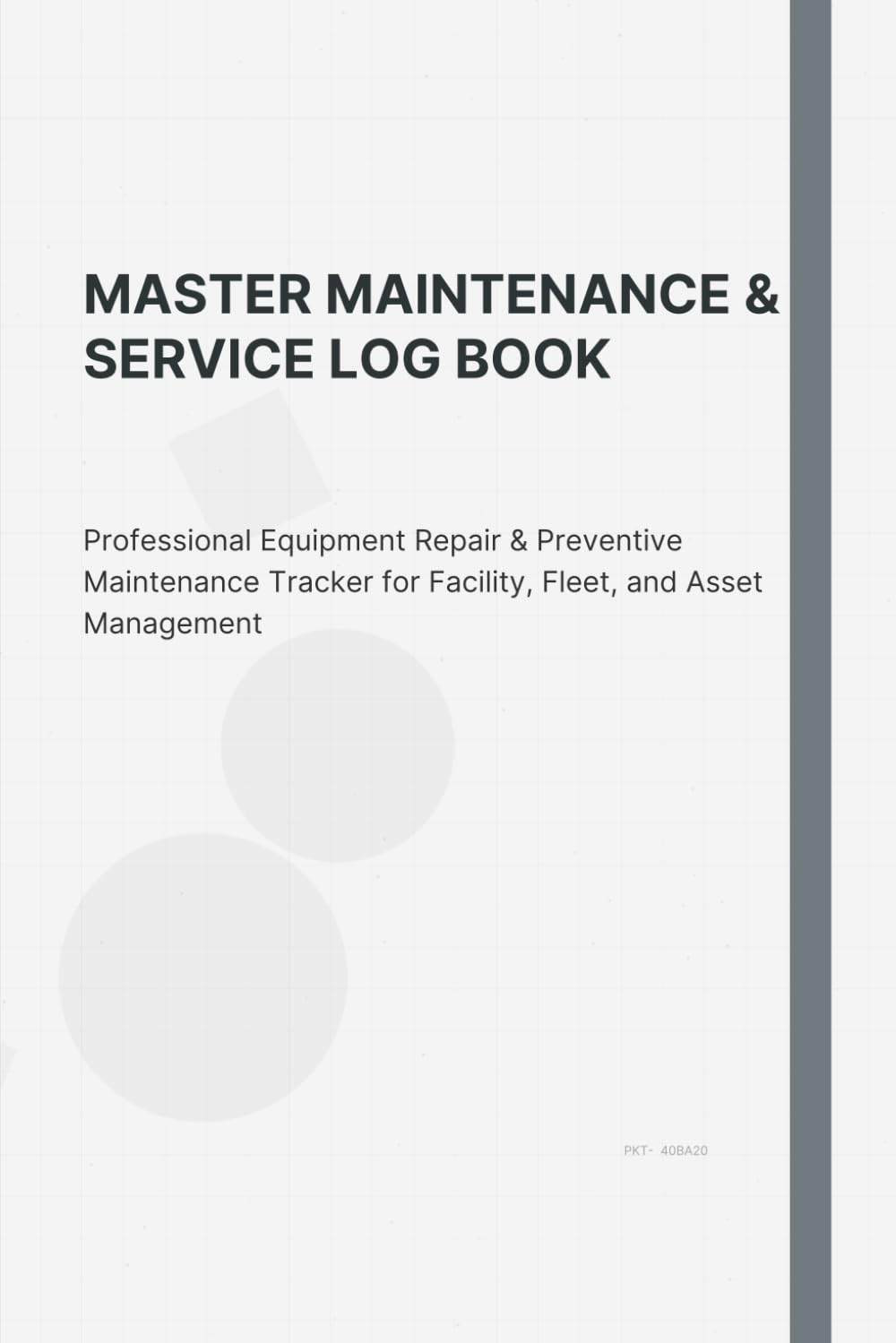 Master Maintenance & Service Log Book: Professional Equipment Repair & Preventive Maintenance Tracker for Facility, Fleet, and Asset Management baixar livro de graça