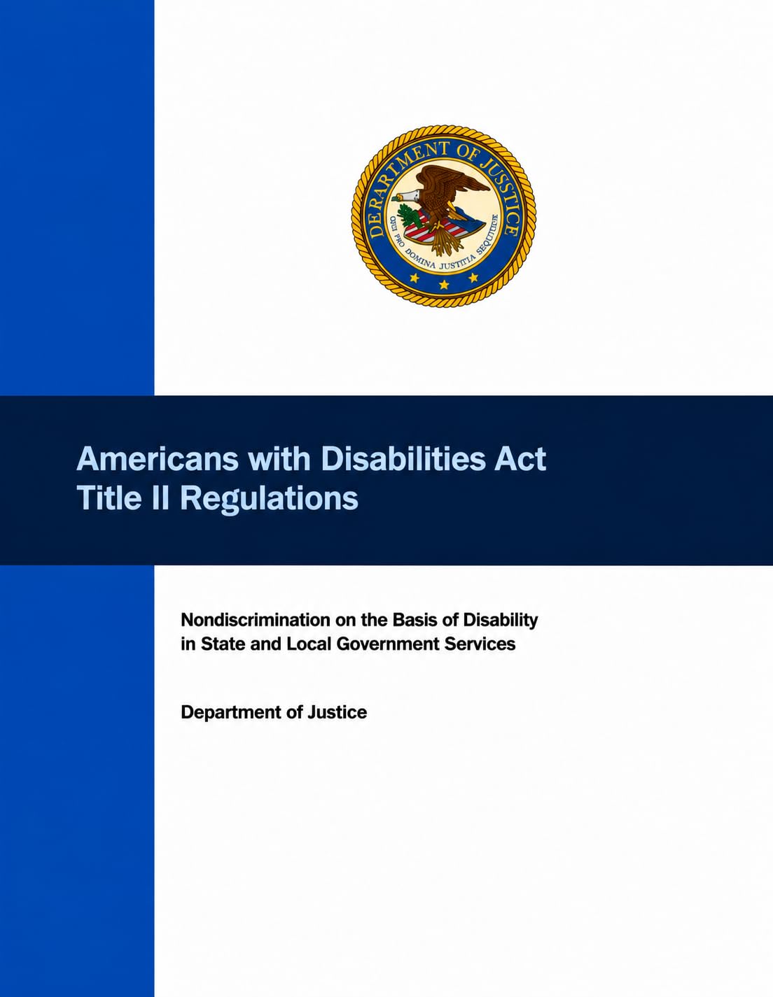 ler totalmente Americans with Disabilities Act Title Il Regulations: Nondiscrimination on the Basis of Disability in State and Local Government Services (English Edition)