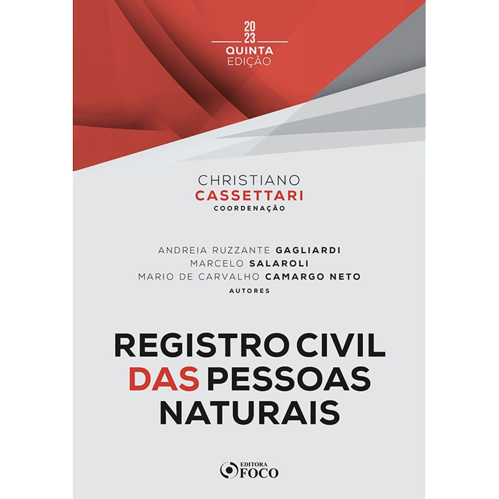 ler totalmente Registro Civil das Pessoas Naturais - 5ª Ed - 2023
