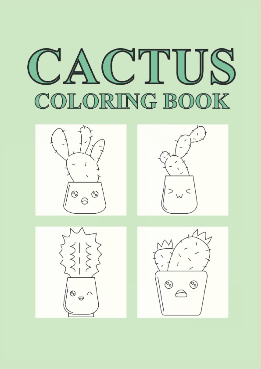 Cactus Coloring Book: Cacti Coloring Book 35 pages, taille 21 x 29, 7 cm (DIN A4) (French Edition) baixar o livro de graça