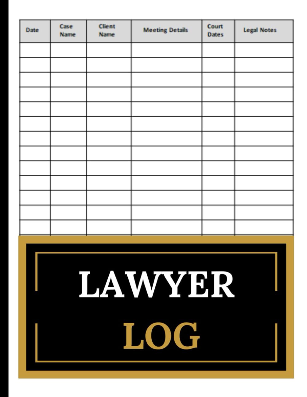 capítulo por capítulo baixar Lawyer Log: A Comprehensive Legal Organizer for Professionals, 120 Page