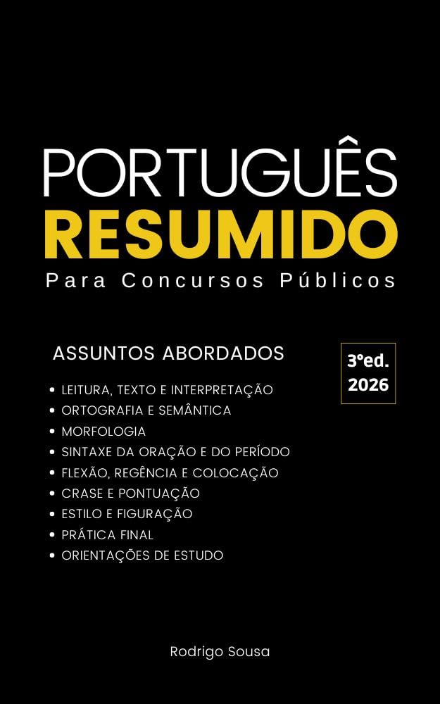 capítulo por capítulo baixar Português Resumido para Concursos Público: Aprenda de Forma Prática e Eficiente (Direito Resumido)