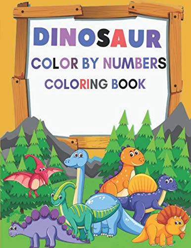 capítulo por capítulo baixar Dinosaur Color By Numbers Coloring Book: Great Gift for Boys & Girls, Ages 4-9 Fun Activities for Kids book New