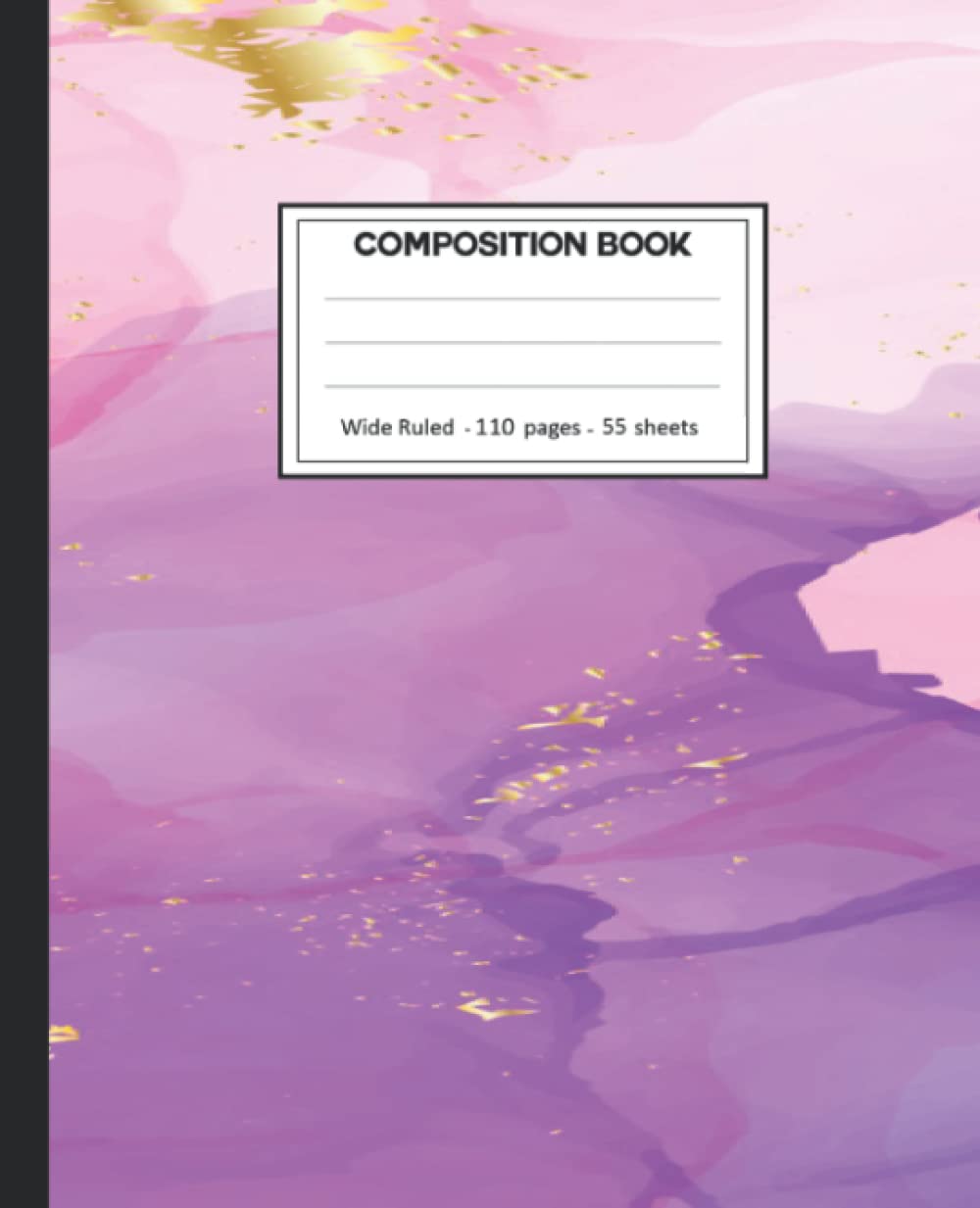 capítulo por capítulo baixar Composition Notebook: Wide Ruled: 110+ Lined Pages Writing Journal: Purple Marble Theme
