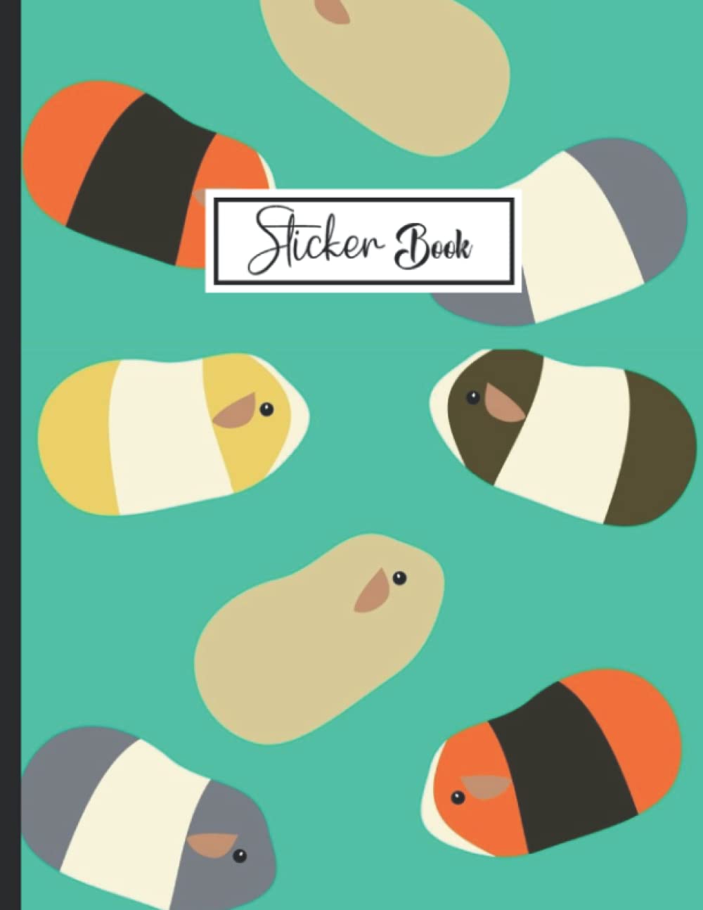 Sticker Book: Blank Sticker Collection Book for Girls with Guinea pig. baixar o livro de graça
