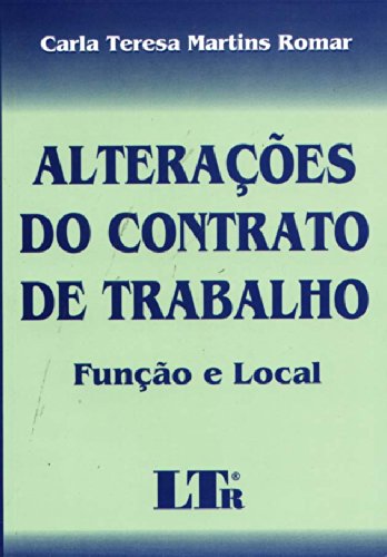 Alterações Do Contrato De Trabalho baixar o livro de graça