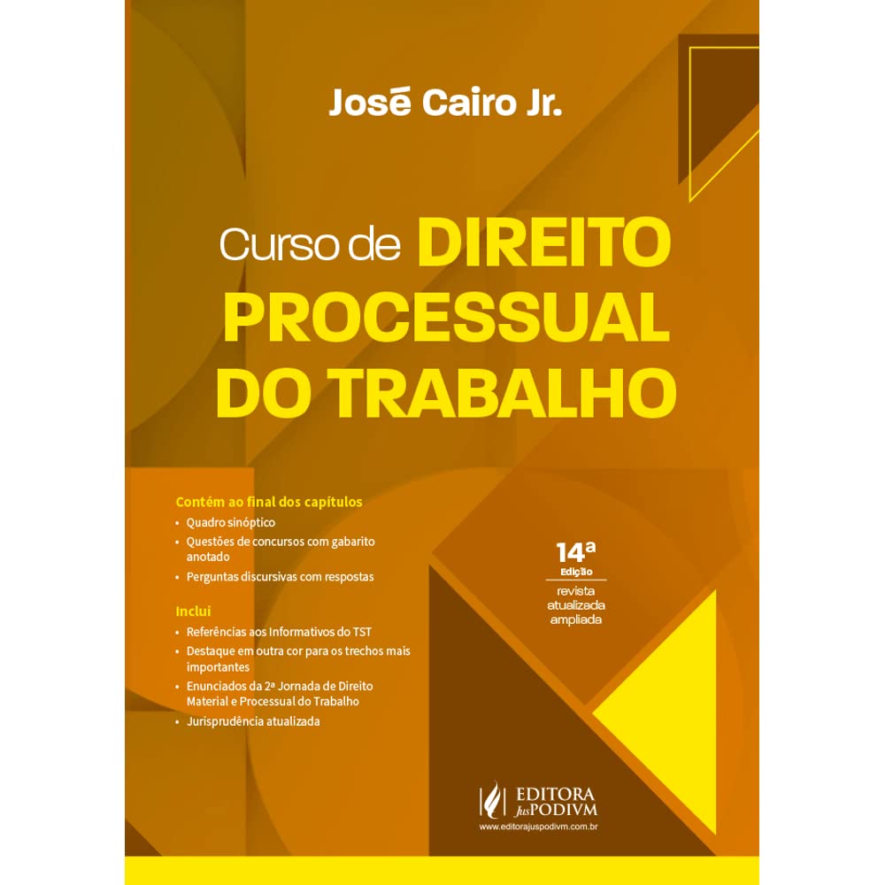 ler totalmente Curso De Direito Processual Do Trabalho - 14ed/21