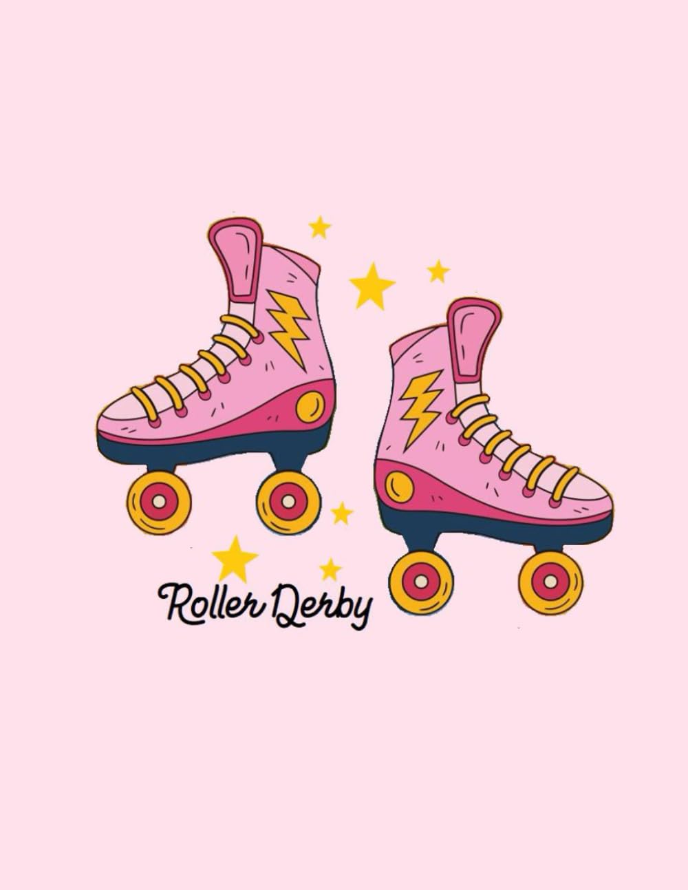 ler totalmente Roller Derby: Journal Aesthetic for Teens or Women- Composition Notebook College Ruled 8,5 x 11- Blank Lined for written for student- 100 Pages