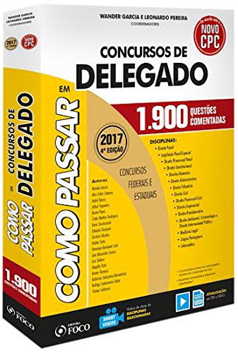 ler totalmente Como Passar em Concursos de Delegado. 1.900 Questões