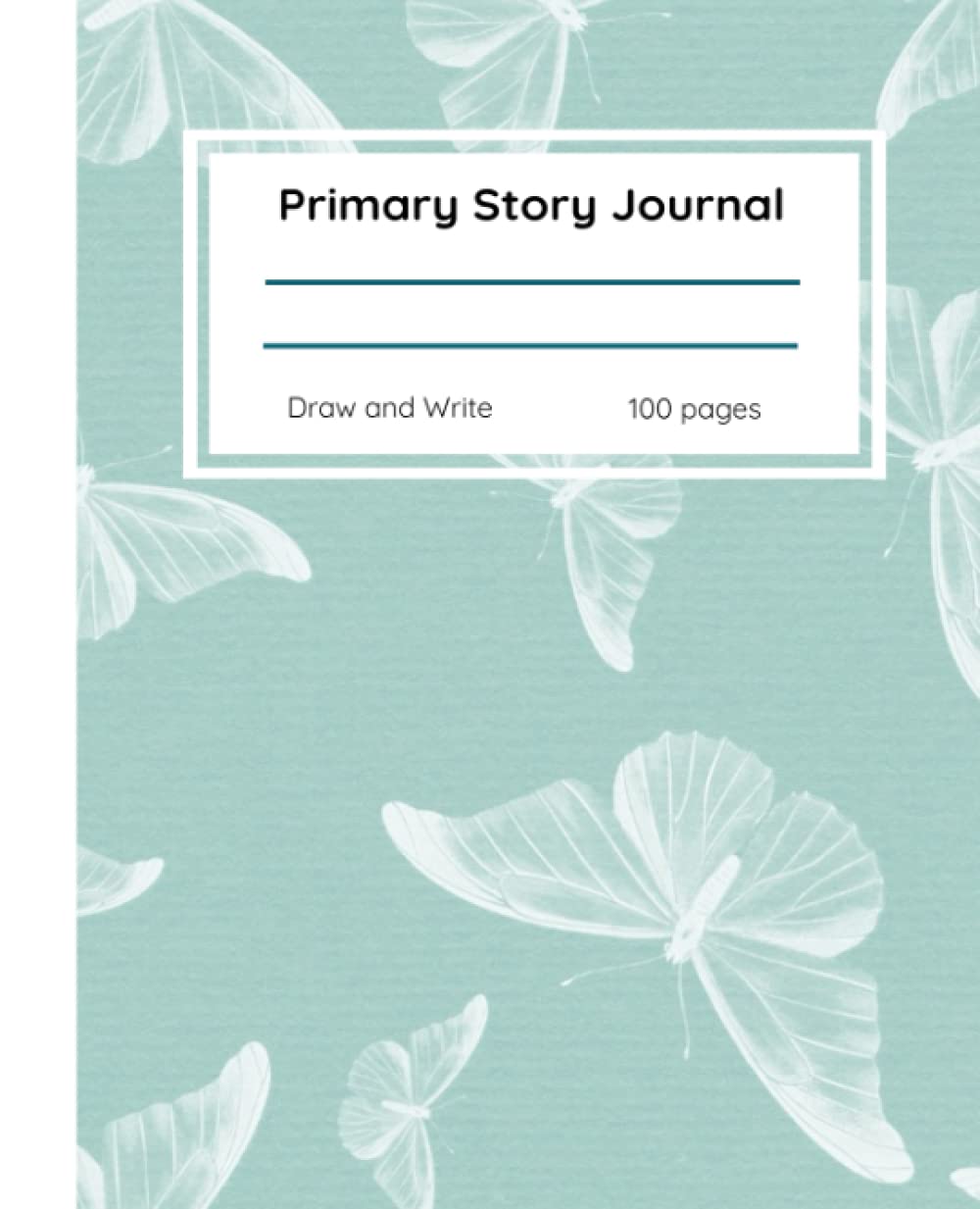 Butterfly Primary Story Journal: draw and write, 7.5x9.25, 100 pages | Home school, Kindergarten, Primary: Kids story journal baixar livro de graça