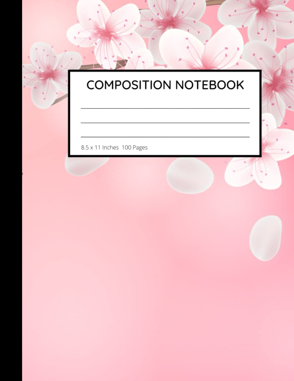 Japanese Cherry blossom Composition Notebook: Wide ruled Pages with Pink Sakura Flowers Pattern for Back to School Writing Pad baixar o livro de graça